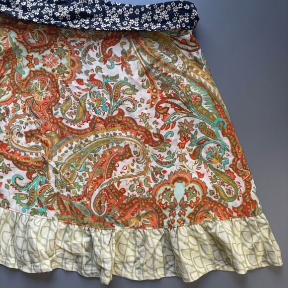 Urban outfitters Toni floral wrap mini skirt small paisley multi print - Picture 10 of 10